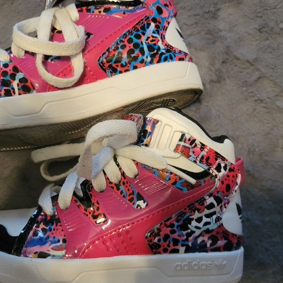 Little Kids Multi-colored Addias - Picture 2 of 3